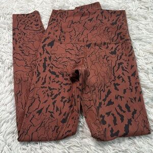 Lululemon Align High-Rise Pant 25" Camo Contour Jacquard Ancient Copper Graphite